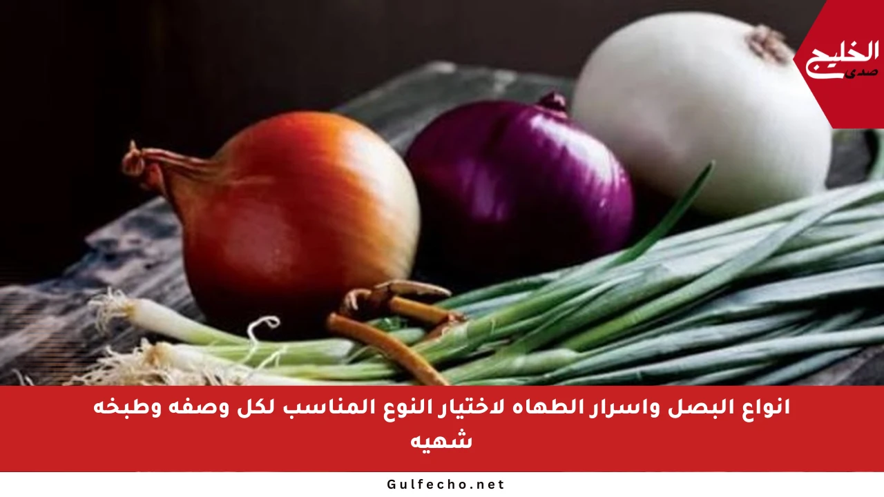 أنواع البصل وأسرار الطهاة لاختيار النوع المناسب لكل وصفة وطبخة شهية
